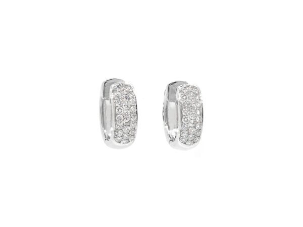 Diamond Huggie Earrings