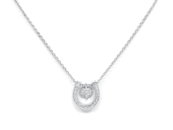 Sparkling Horse Shoe Ladies Necklace