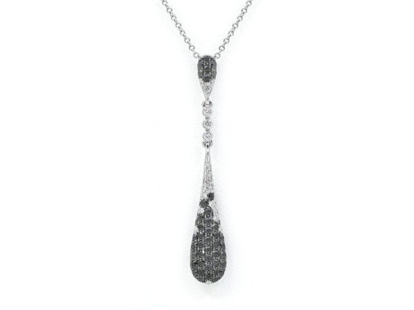 Black and White Drop Ladies Necklace