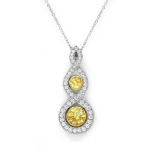 Diamond Twist Ladies Necklace