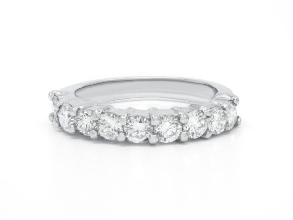 Anna Halfway Diamond Band Ladies Ring