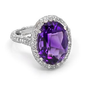 Dazzling Amethyst Ladies Ring