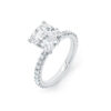 Cushion Cut Ladies Engagement Ring - Image 2