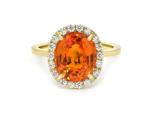 Sweet Peach Candy Ladies Ring