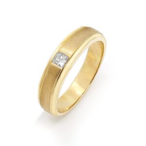Square Diamond Mens Ring