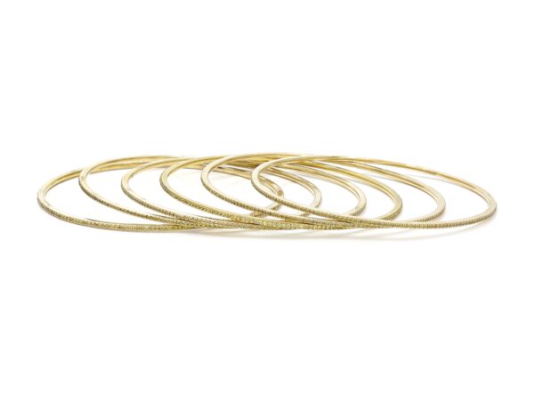 Diamond Bangle - Yellow Gold - Image 2