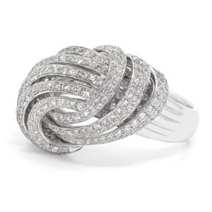 Diamond Love Knott Ladies Ring