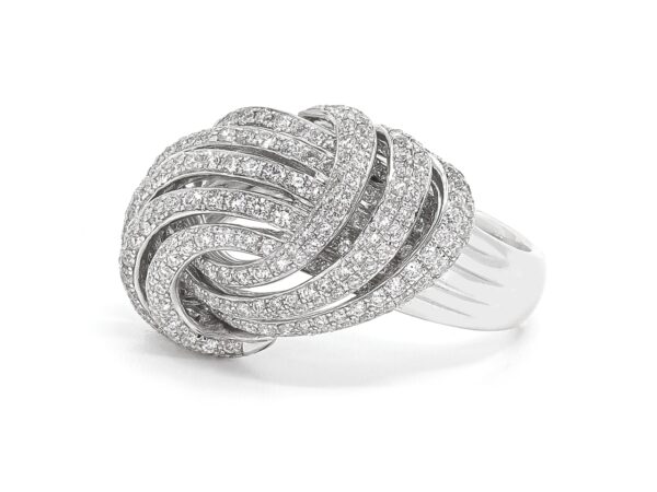 Diamond Love Knott Ladies Ring