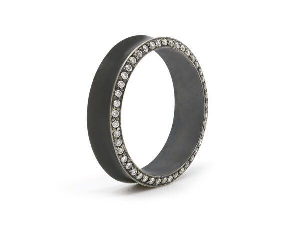 Black Rhodium Mens Band