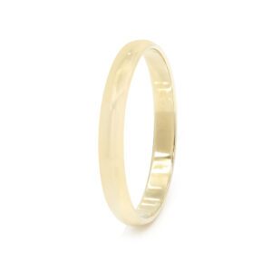 Thin Yellow Gold Mens Band