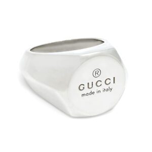 Vintage Gucci Engraved Mens Ring