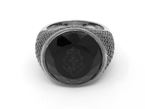 Royal Sword Black __ Mens Ring - Image 2