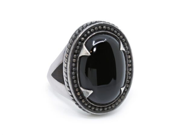 Black ___ Statement Mens Ring